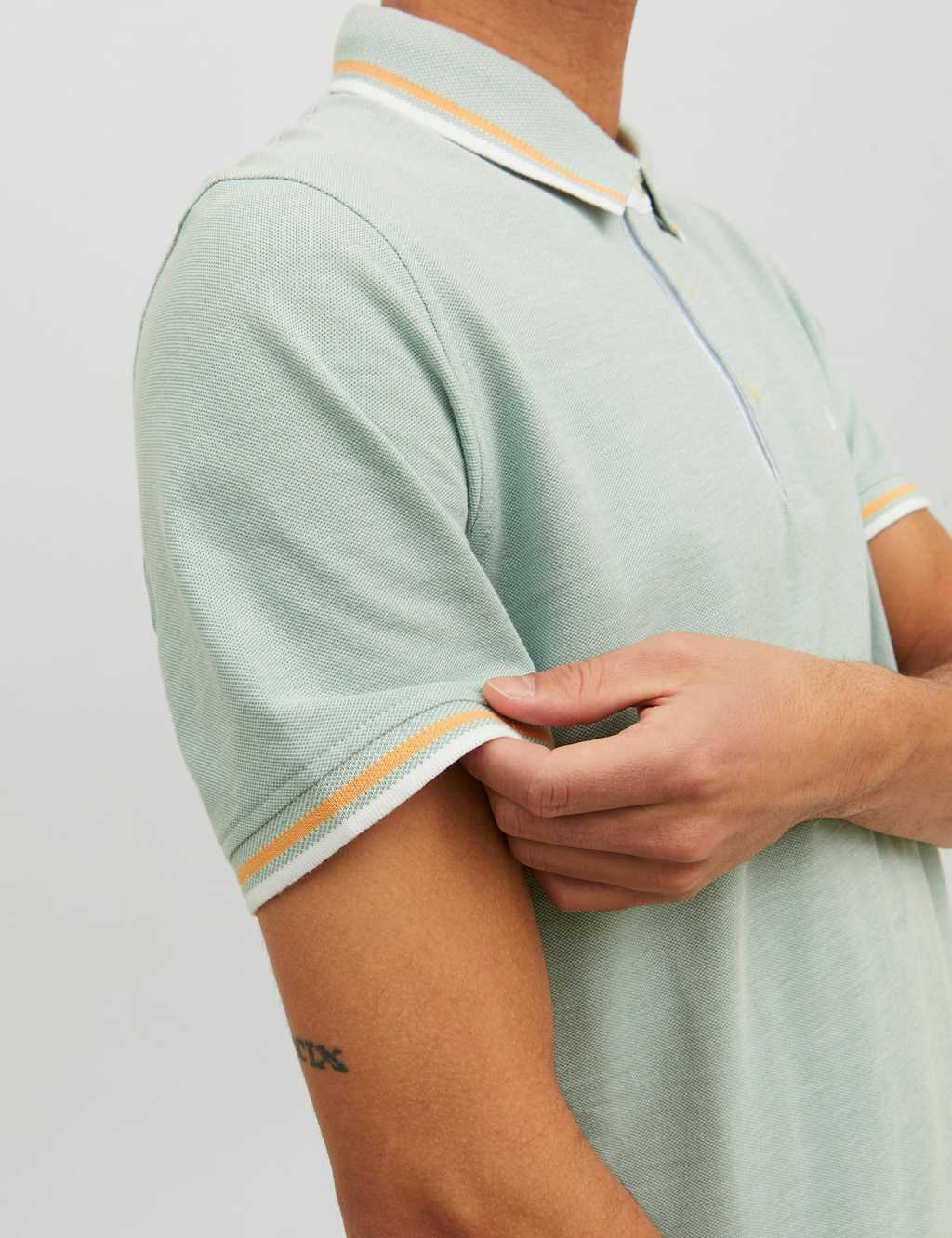 Pure Cotton Tipped Polo Shirt image 5