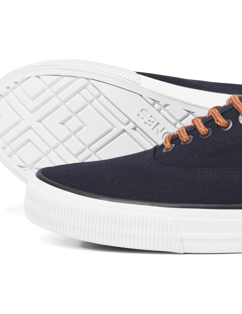 Canvas Lace Up Trainers image 2