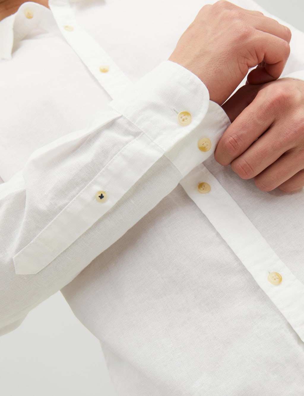 Cotton Rich Striped Oxford Shirt image 6