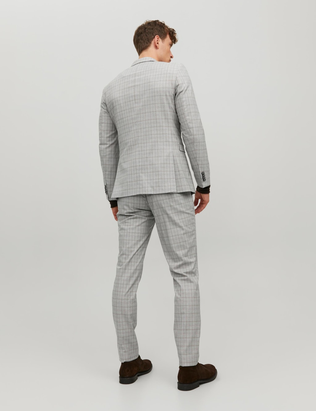 Regular Fit Check Trousers image 3