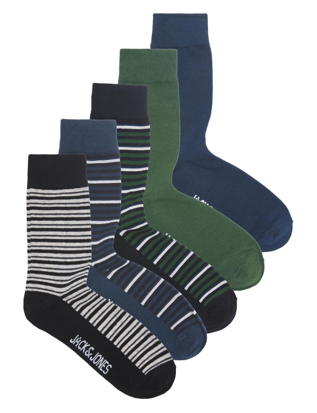 5pk Assorted Cotton Rich Socks