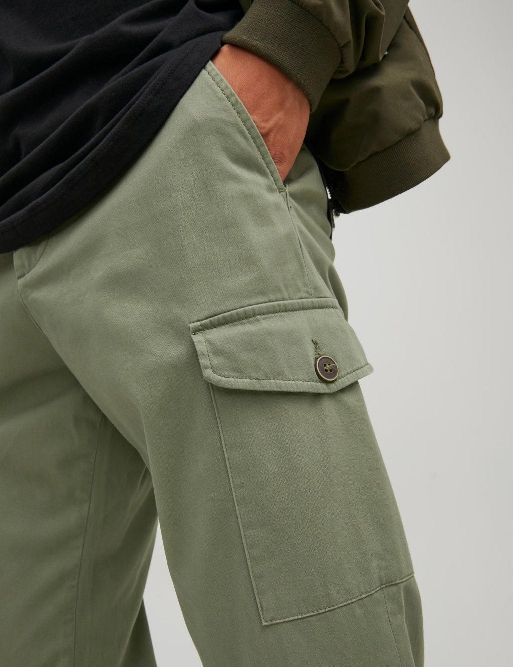 Regular Fit Cargo Trousers image 4