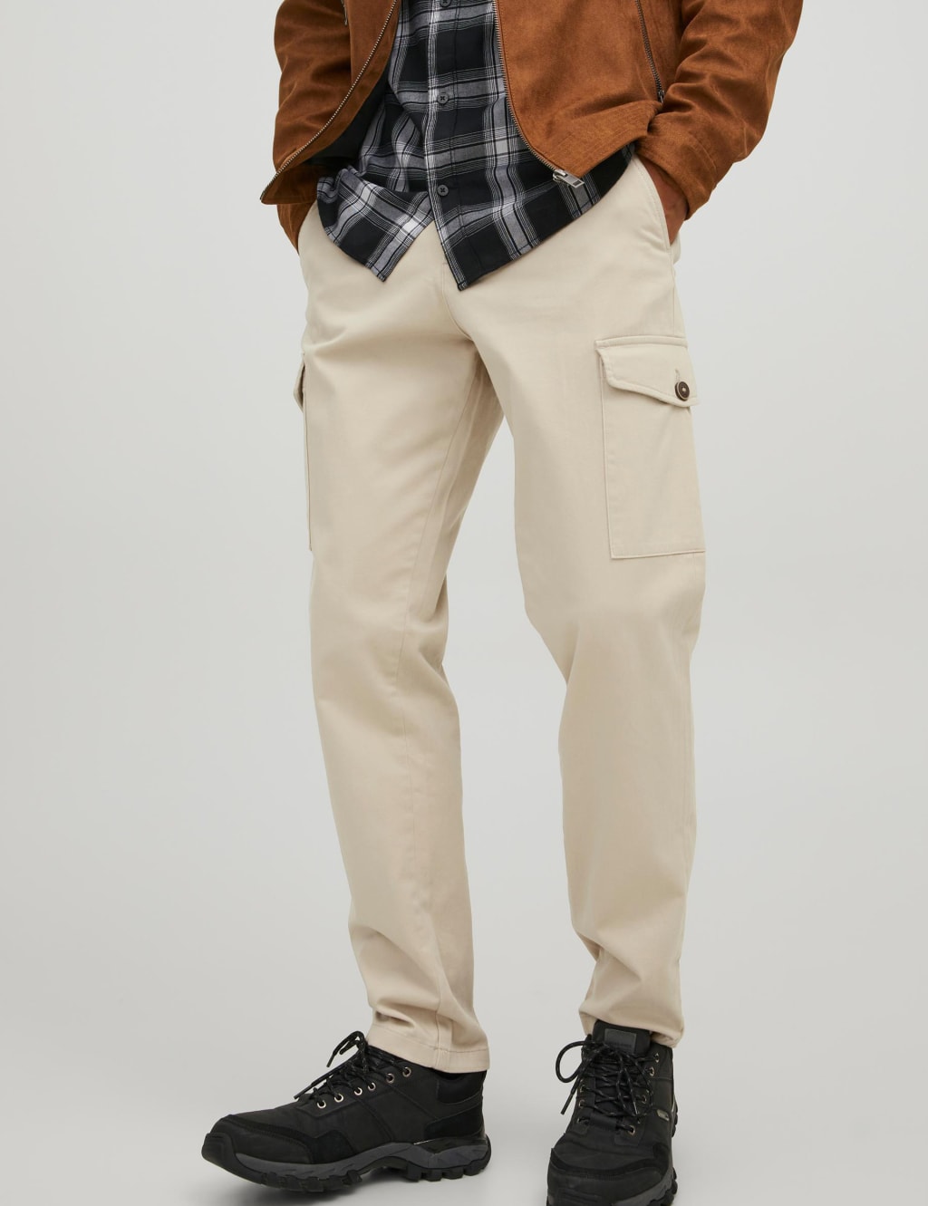 Regular Fit Cargo Trousers image 2
