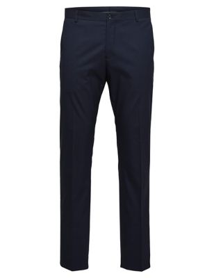 M&S Selected Homme Mens Slim Fit Trousers