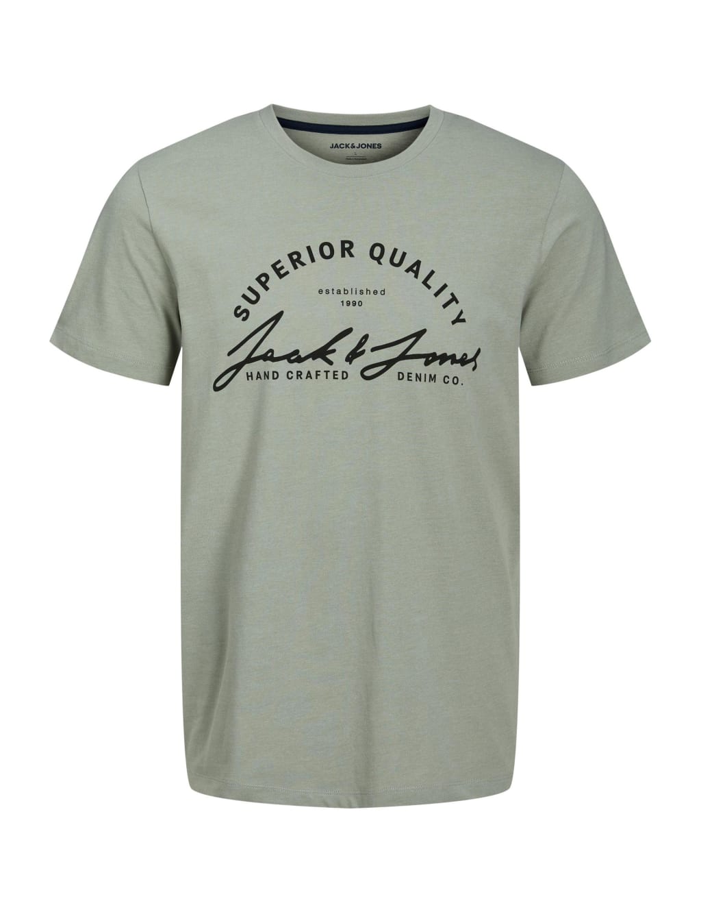 Cotton Rich Logo Graphic Crew Neck T-Shirt