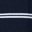 Pure Cotton Striped Tipped Polo Shirt - whitemix
