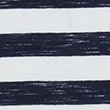 Cotton Rich Striped Crew Neck T-Shirt - navy