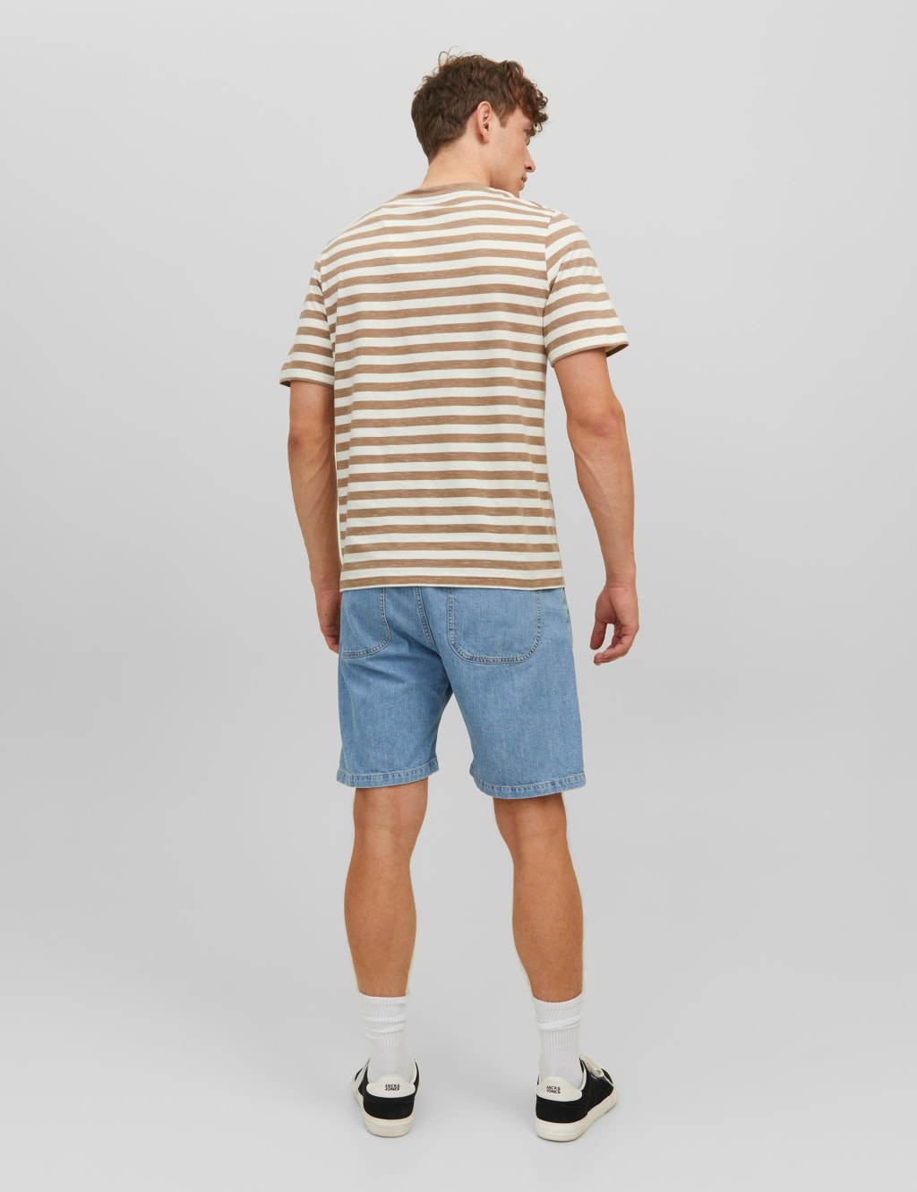 Cotton Rich Striped Crew Neck T-Shirt image 5