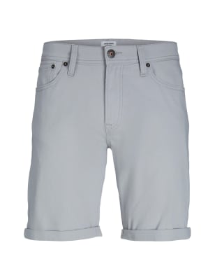 

Mens JACK & JONES Denim-Shorts mit 5 Taschen - Grey, Grey