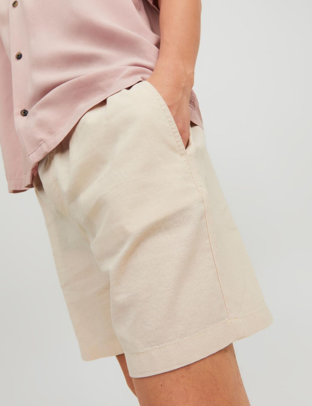 Cotton Rich Elasticated Waist Jersey Shorts image 4