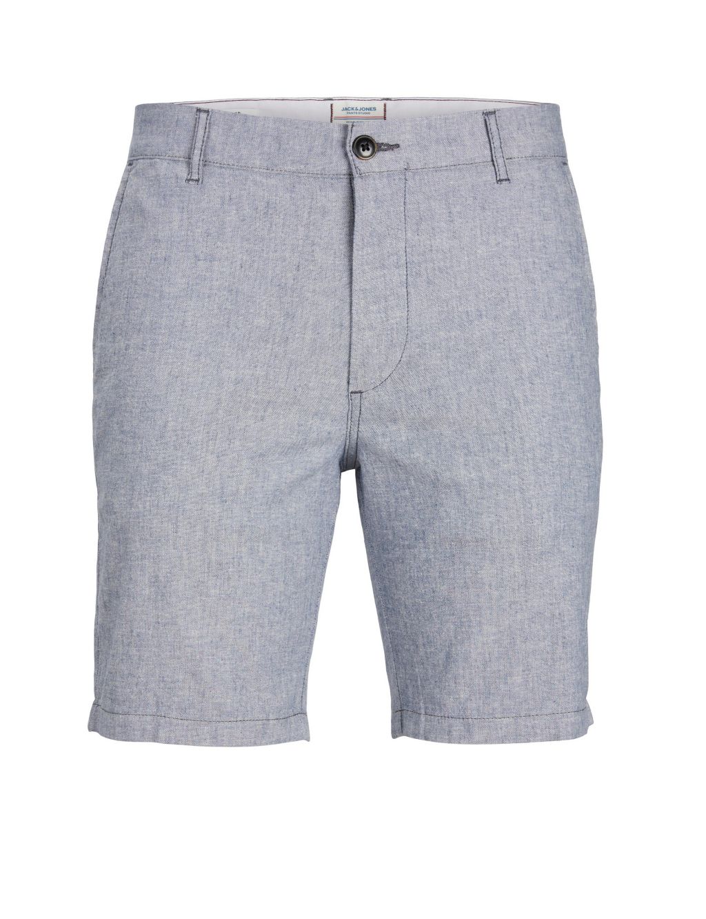 Cotton Rich Chino Shorts With Linen image 2
