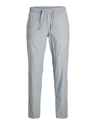 

Mens JACK & JONES Normal geschnittene Chinos mit elastischem Bund - Blue, Blue