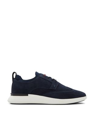 Ted Baker Mens Suede Trainers - 7 - Navy, Navy