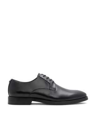 Ted Baker Men's Leather Derby Shoes - 11 - Black, Black,Brown