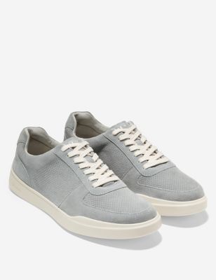 Grand Crosscourt Leather Lace Up Trainers