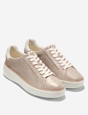 Grandpro Topspin Leather Lace Up Trainers