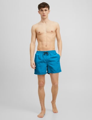 

Mens JACK & JONES Pocketed Swim Shorts - Blue, Blue