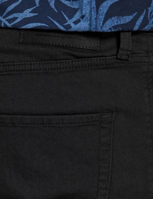 

Mens JACK & JONES Cotton Rich 5 Pocket Chino Shorts - Black, Black