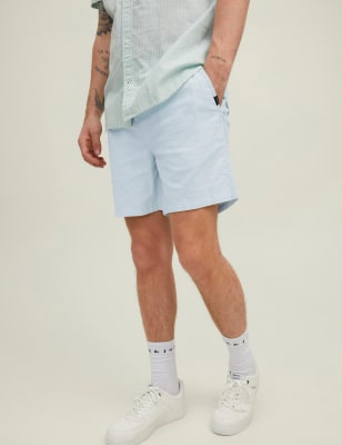 

Mens JACK & JONES Elastikshorts mit hohem Baumwollanteil - Blue, Blue