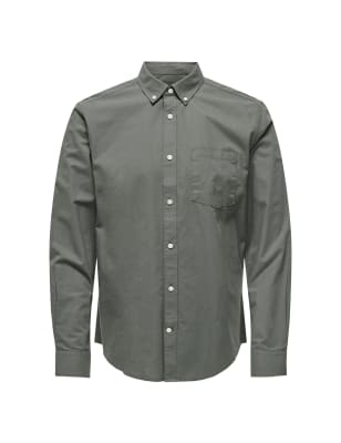 Regular Fit Pure Cotton Oxford Shirt