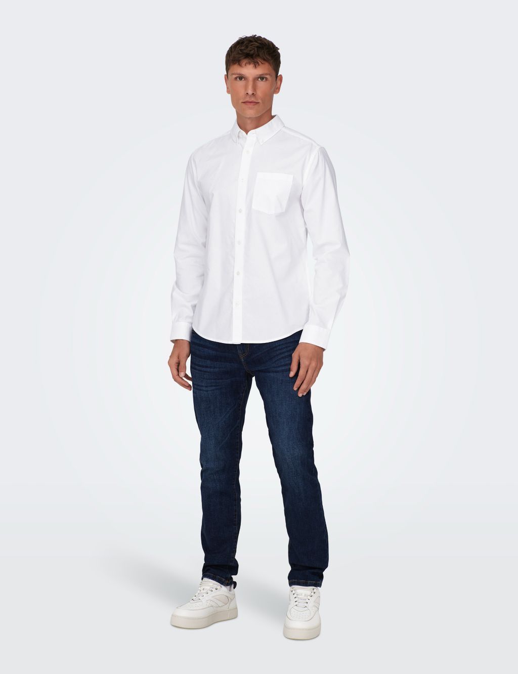 Regular Fit Pure Cotton Oxford Shirt image 4