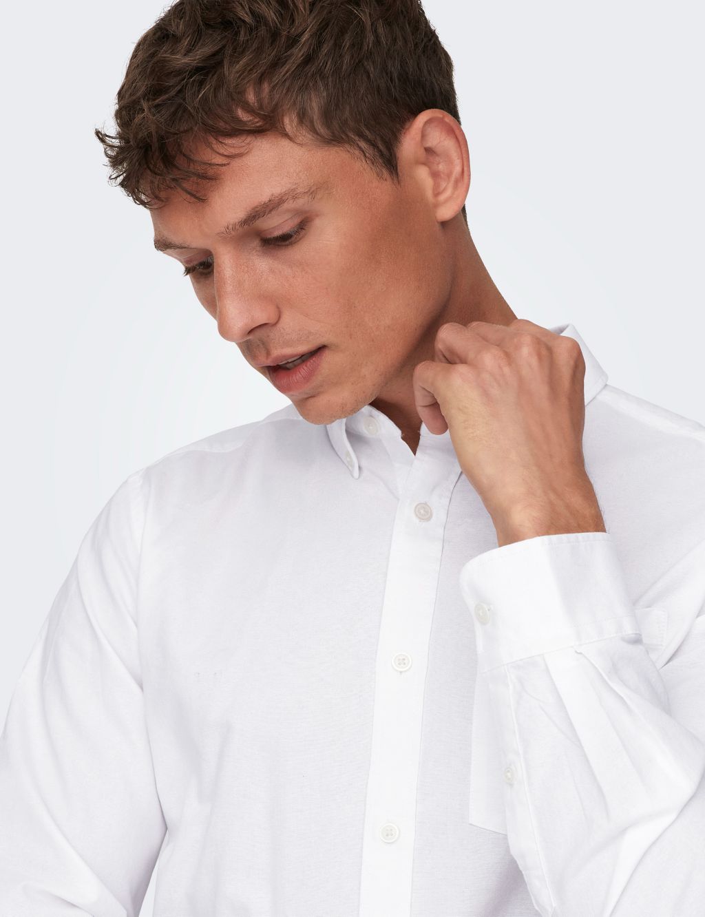 Regular Fit Pure Cotton Oxford Shirt image 6