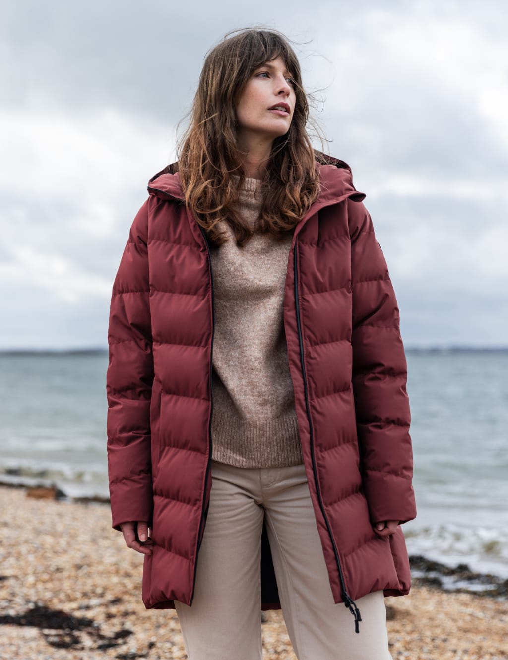 Women s Red Coats Jackets M S