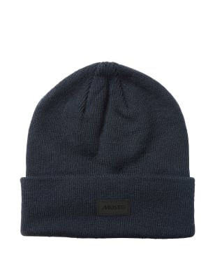 Musto Mens Shaker Cuff Knitted Beanie Hat - Navy, Navy,Black