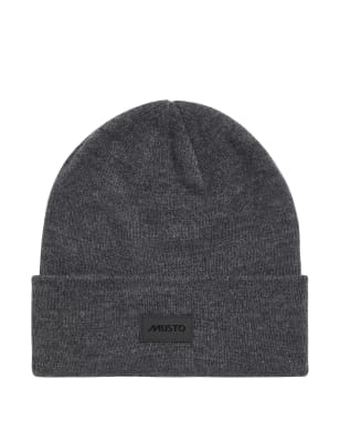 Shaker Cuff Knitted Beanie Hat