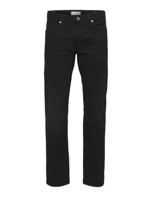 M&S Selected Homme Mens Straight Fit 5 Pocket Jeans