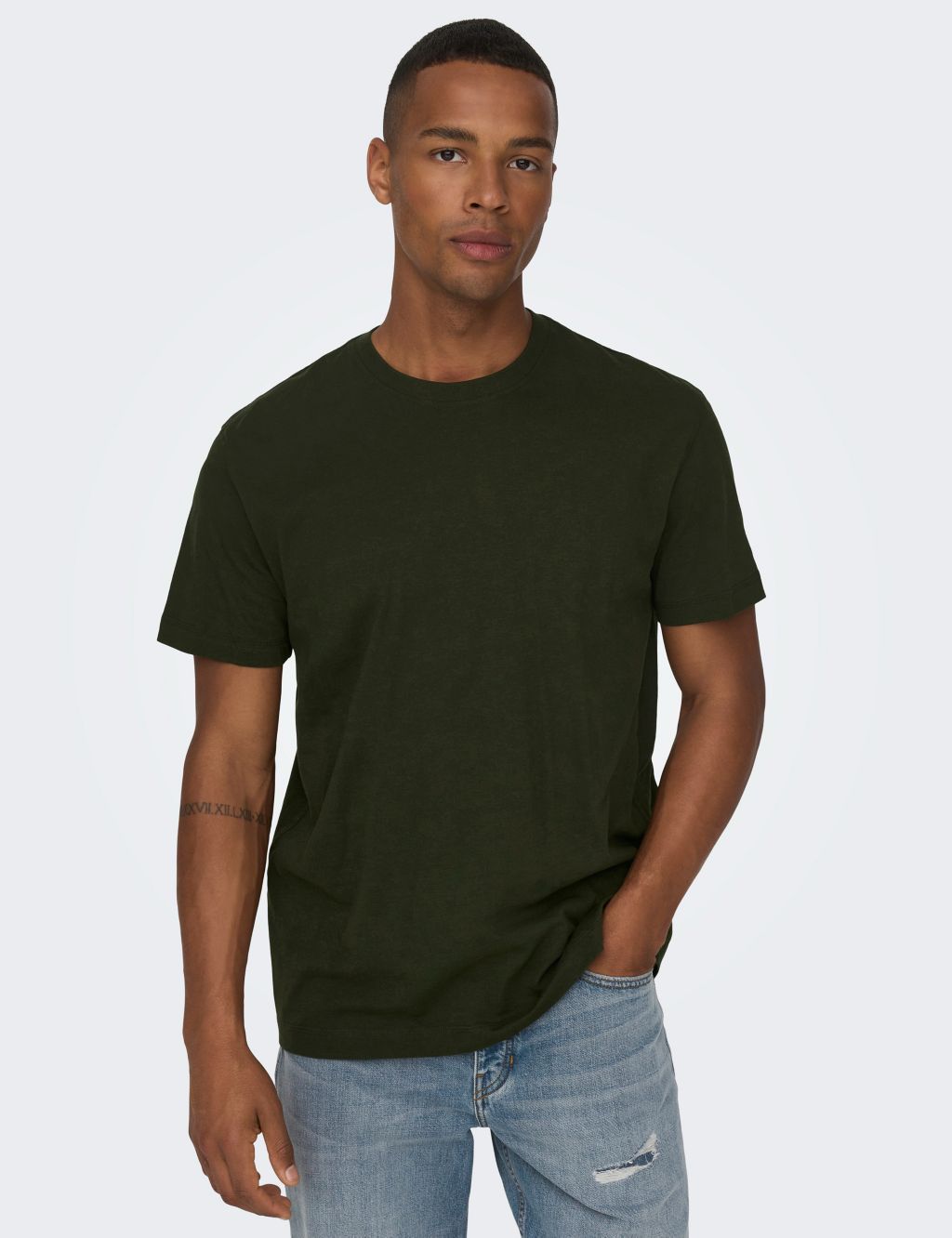 Organic Cotton Crew Neck T-Shirt image 5