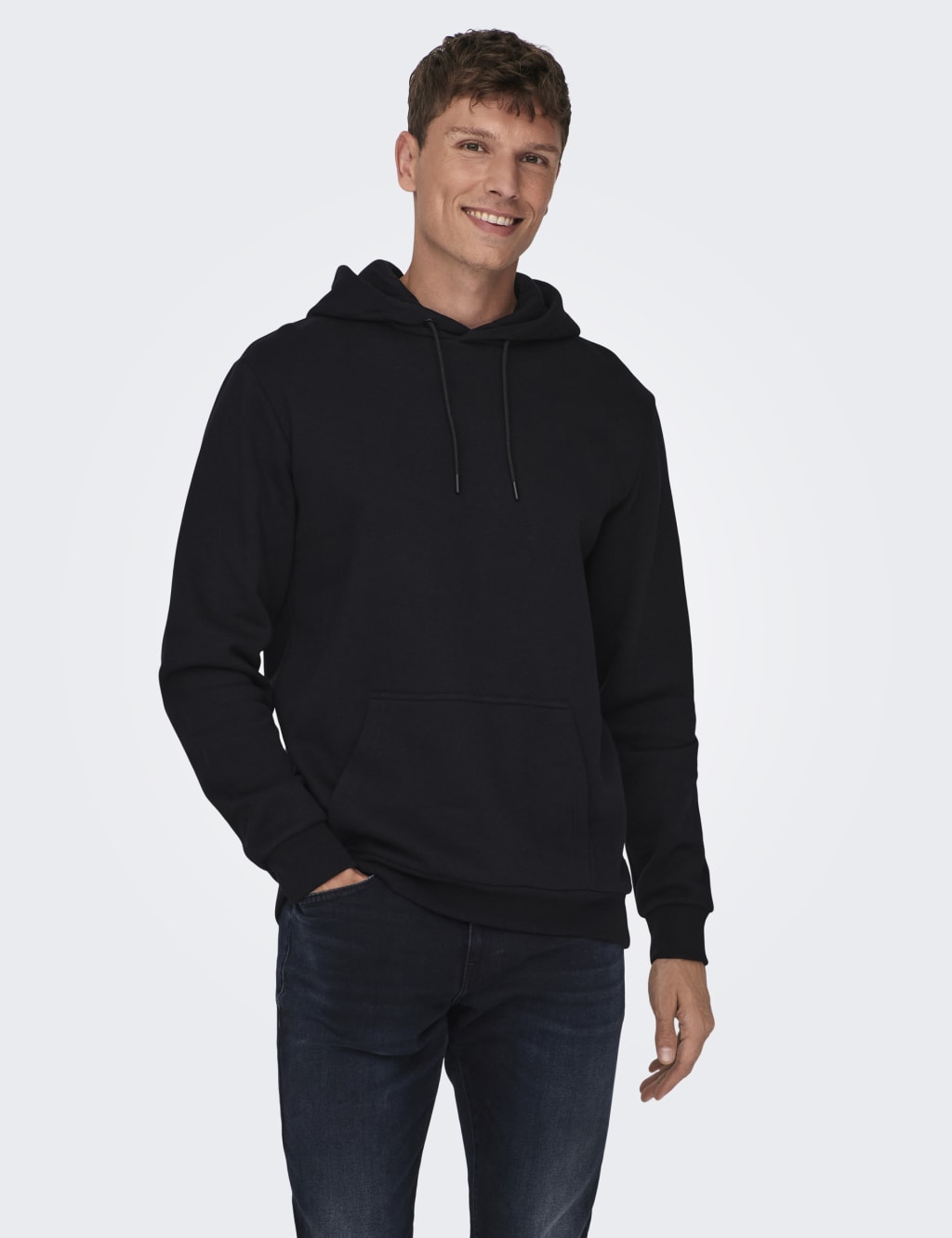 Men s Black Hoodies Sweatshirts M S