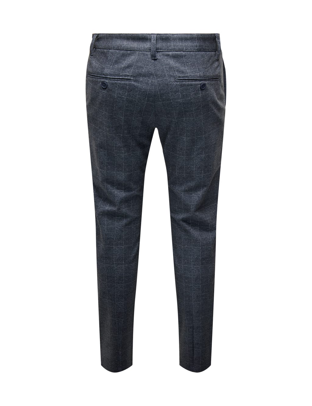 Tapered Fit Checked Trousers image 6