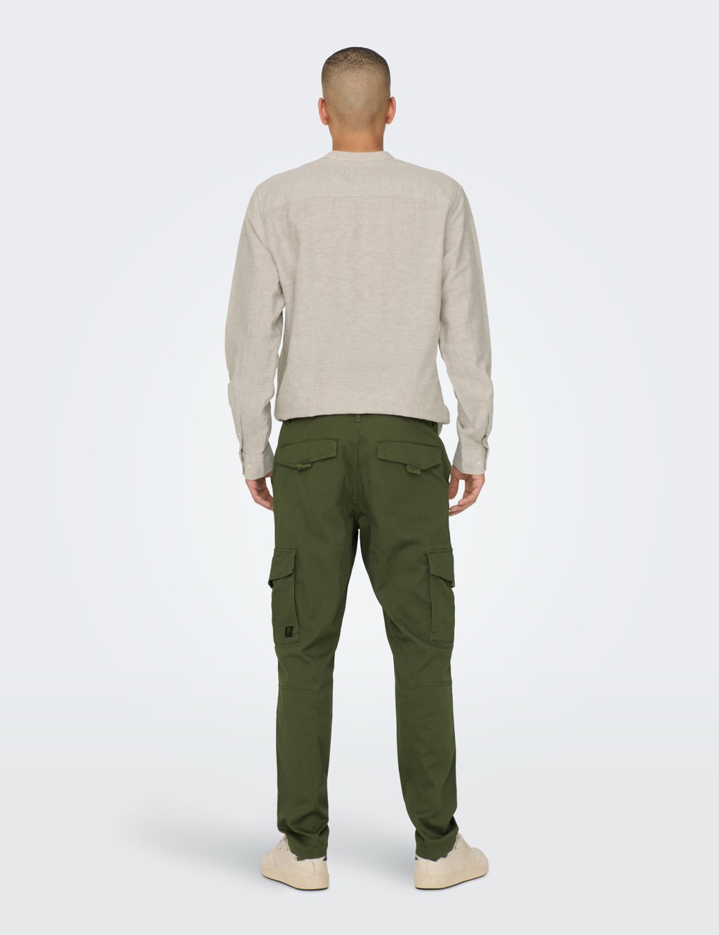 Tapered Fit Cargo Trousers image 6