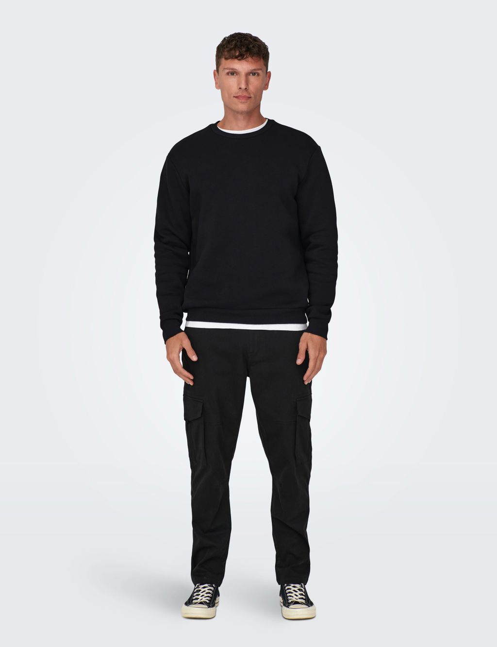 Tapered Fit Cargo Trousers image 1