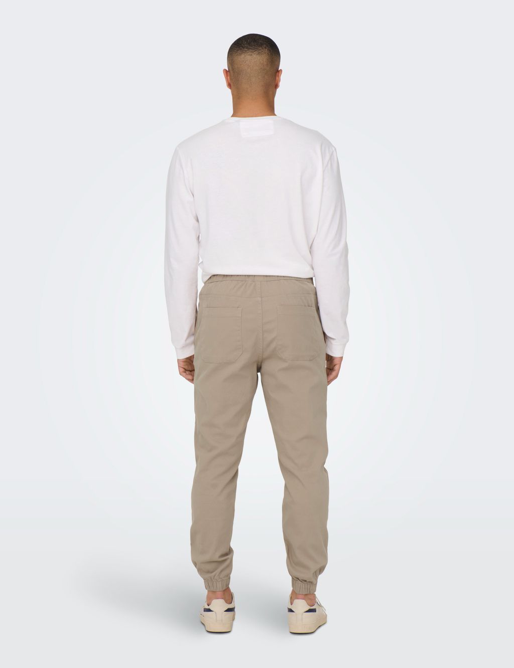 Tapered Fit Cuffed Chinos image 4