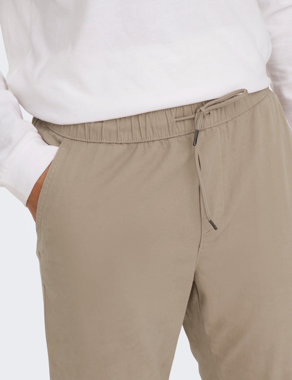 Tapered Fit Cuffed Chinos image 5