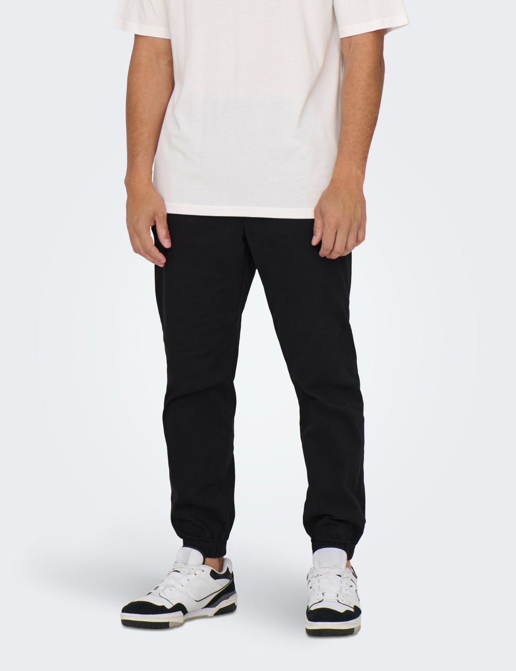 Tapered Fit Cuffed Chinos image 3