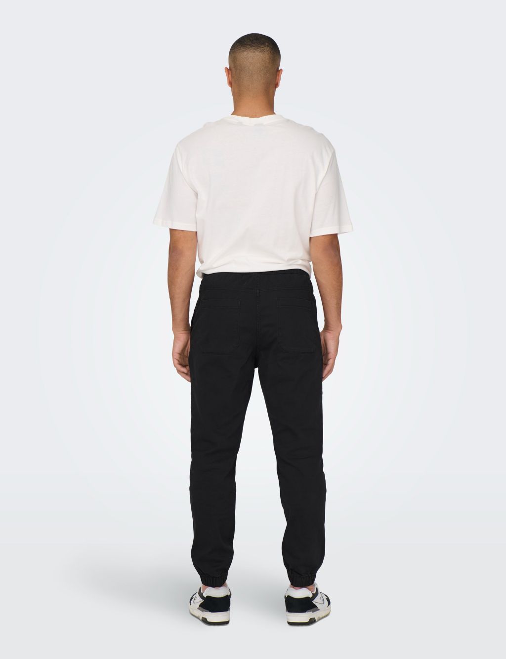 Tapered Fit Cuffed Chinos image 4