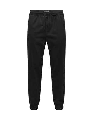 Tapered Fit Cuffed Chinos