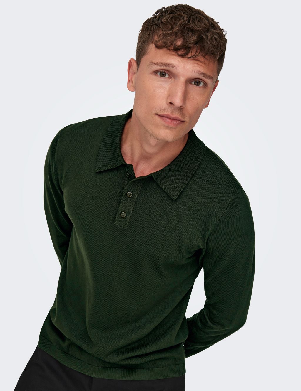 Knitted Polo Shirt image 5