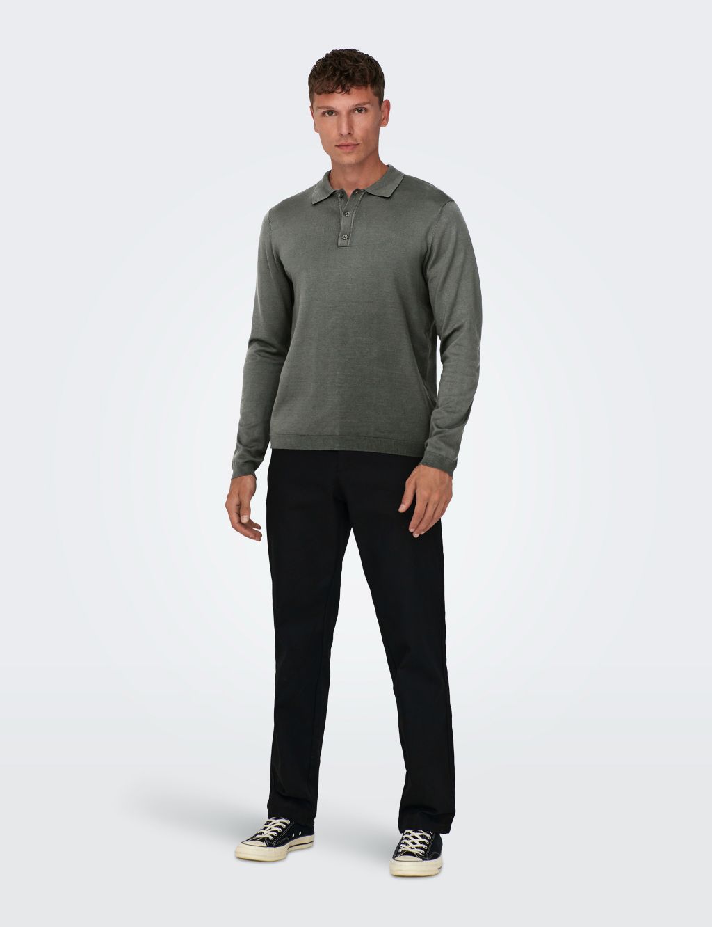 Knitted Polo Shirt image 3