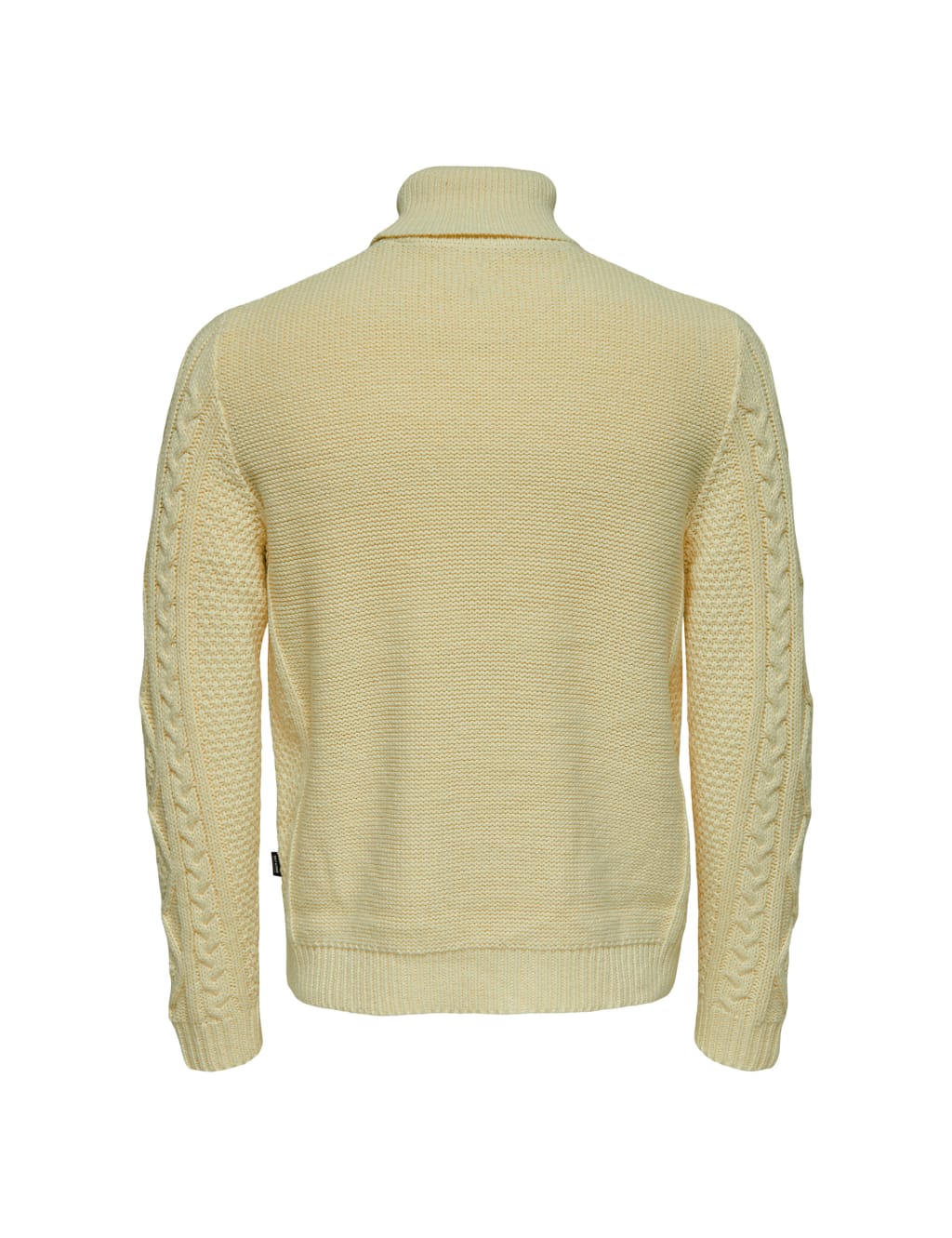 Cotton Blend Cable Roll Neck Jumper image 7