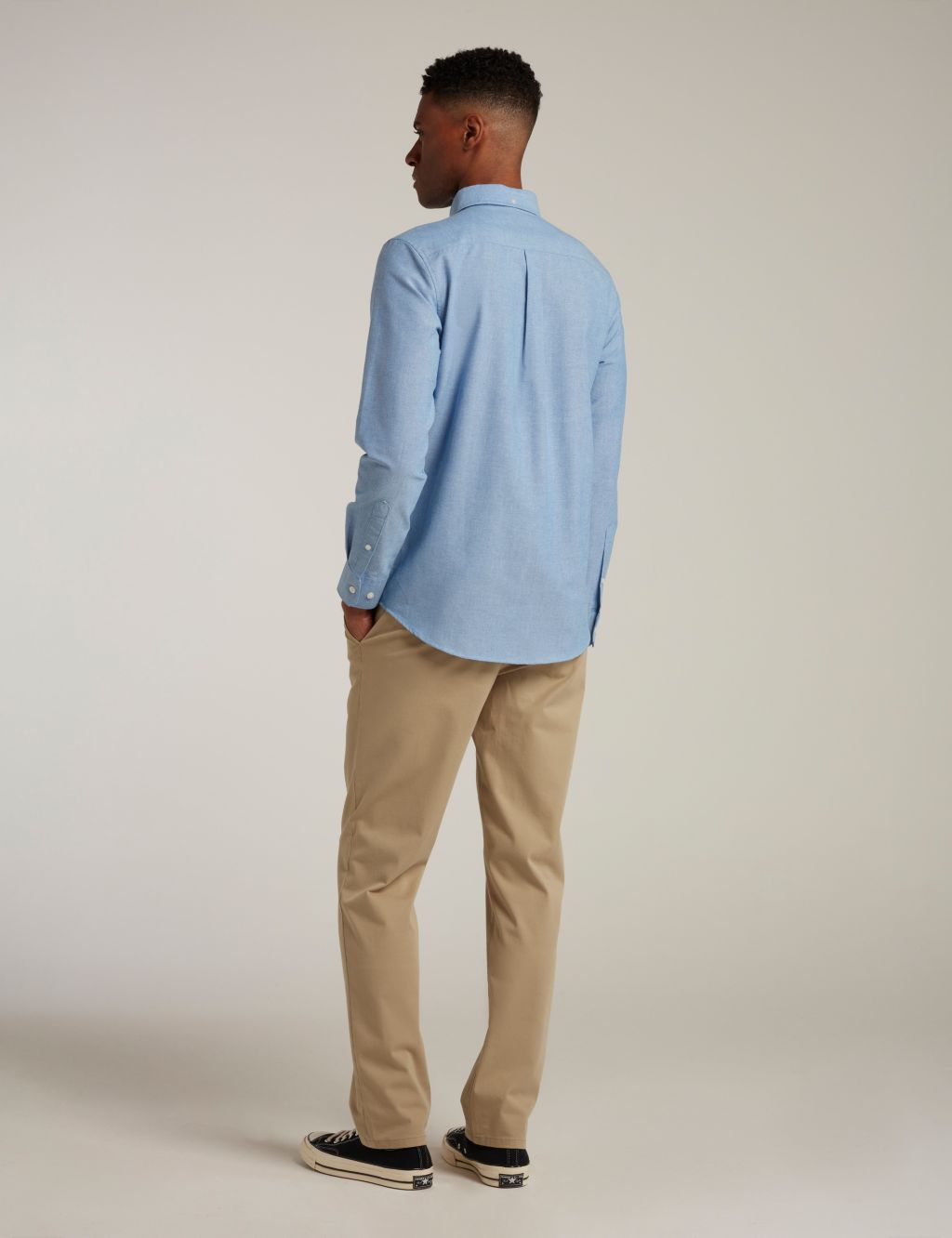 Cotton Blend Oxford Shirt image 4