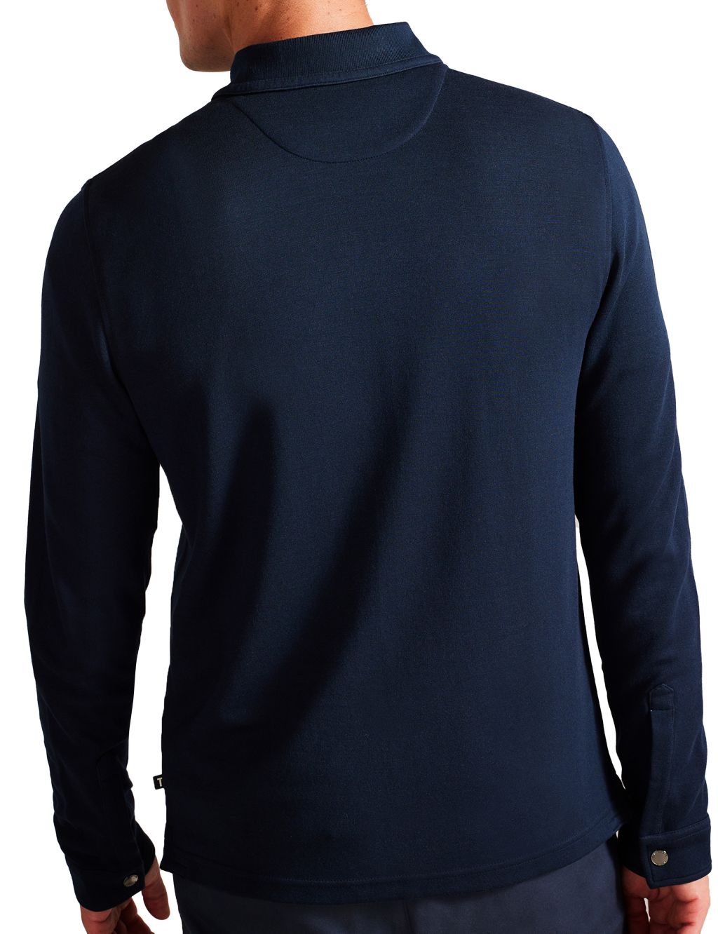 Zip Up Knitted Polo Shirt image 4