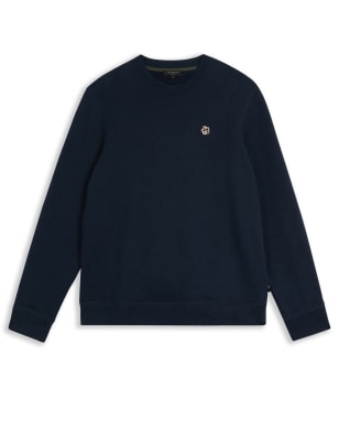 Pure Cotton Crew Neck Sweatshirt