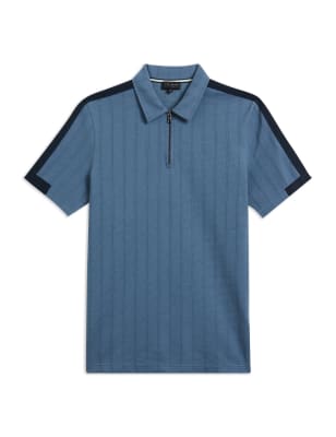Cotton Rich Textured Polo Shirt