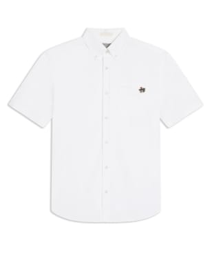 Regular Fit Cotton Rich Oxford Shirt
