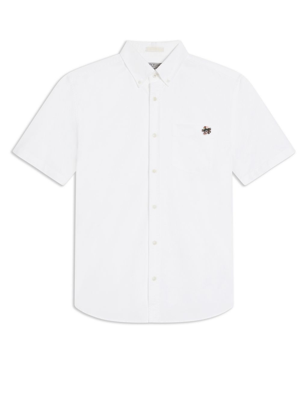 Regular Fit Cotton Rich Oxford Shirt image 1