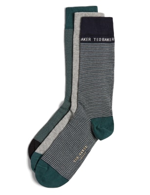 3pk Assorted Cotton Rich Socks